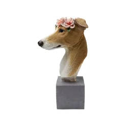 KARE Design Déco Buste Chien Lévrier ^ Déco