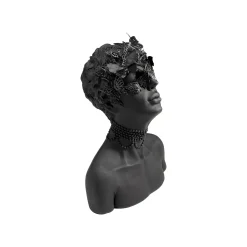 KARE Design Déco Buste Femme Papillons Noire ^ Déco