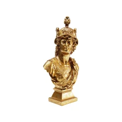 KARE Design Déco Buste Guerrier Antique Doré ^ Déco