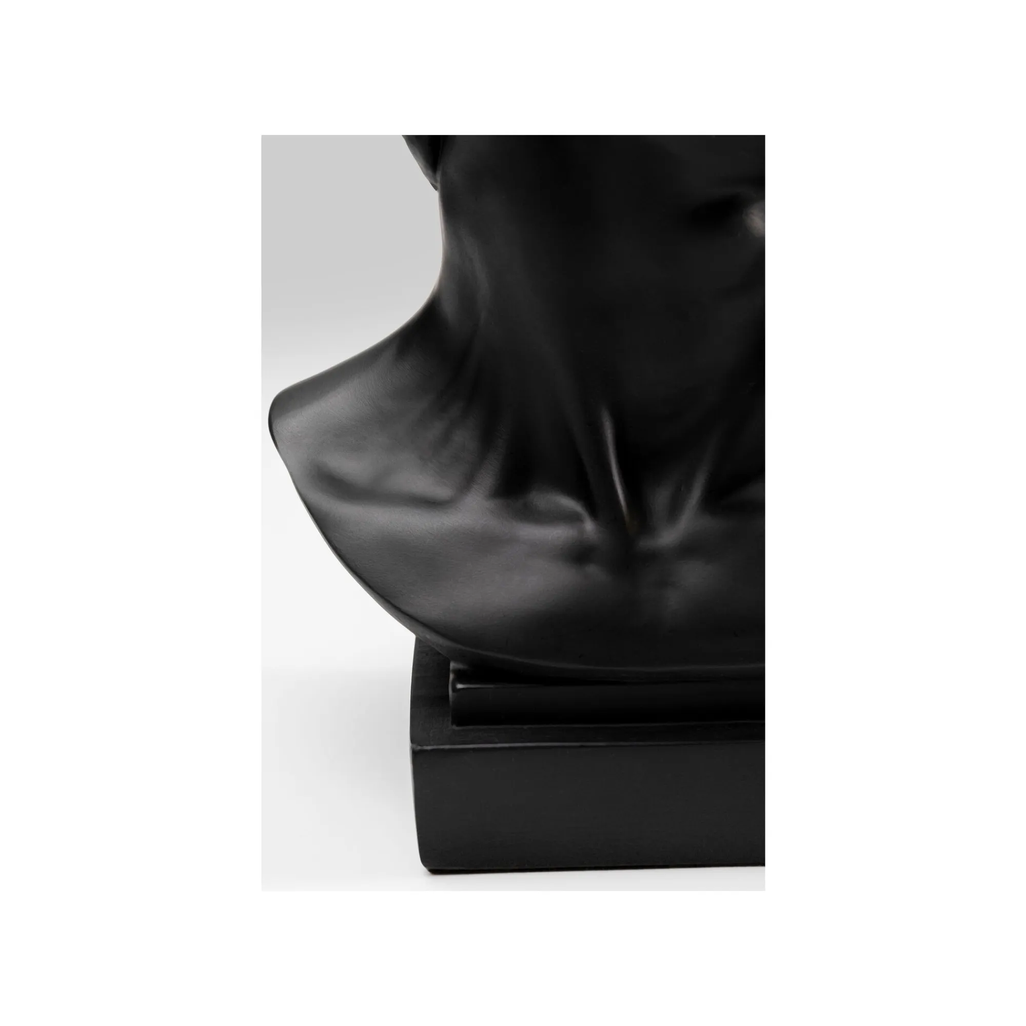 KARE Design Déco Buste Homme Noir Profil Masque Doré ^ Déco