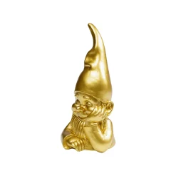 KARE Design Déco Buste Nain Doré Penseur ^ Déco