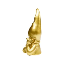 KARE Design Déco Buste Nain Doré Penseur ^ Déco