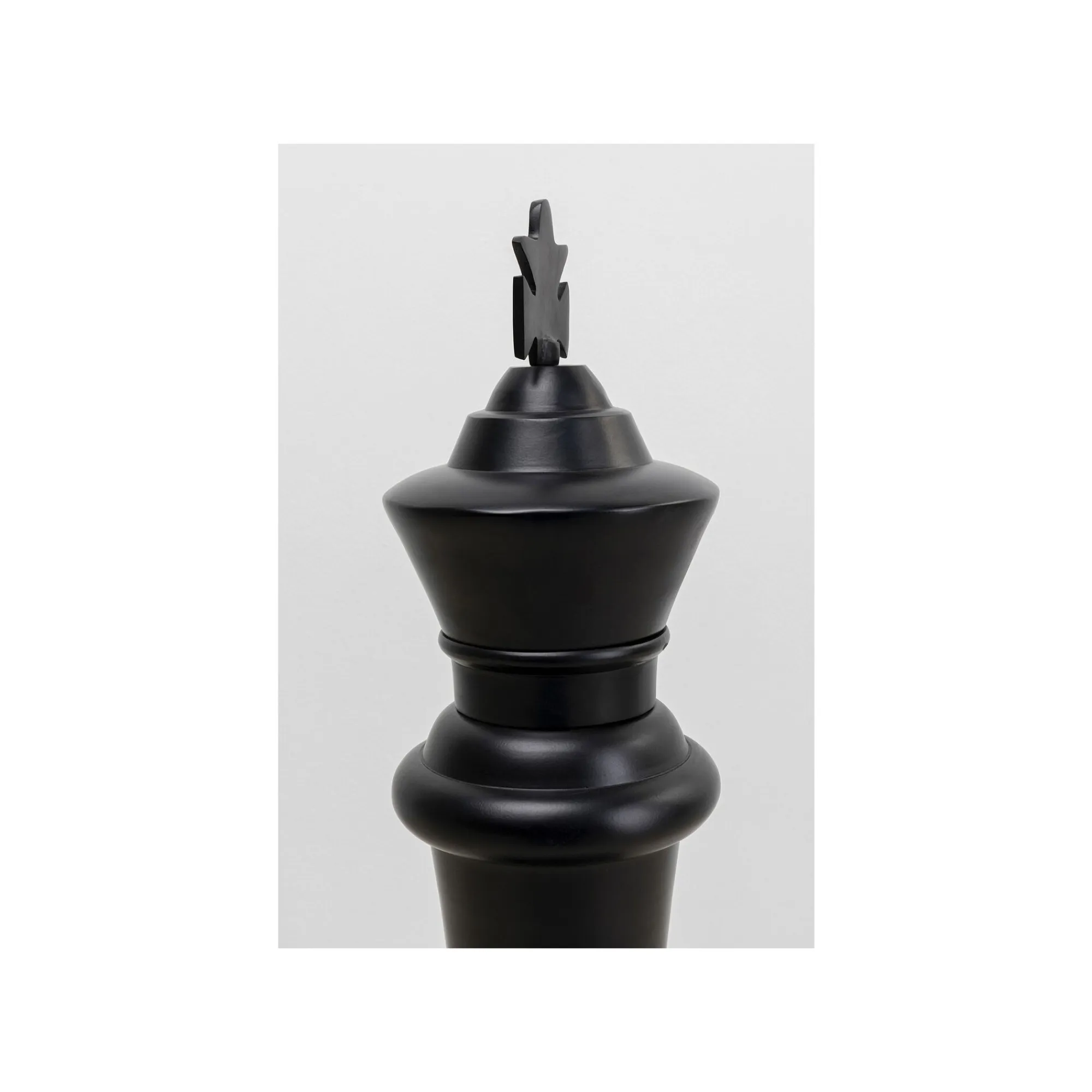 KARE Design Déco échec Roi Noir XL ^ Déco