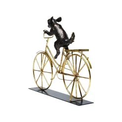KARE Design Déco Chien à Vélo ^ Déco