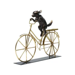KARE Design Déco Chien à Vélo ^ Déco