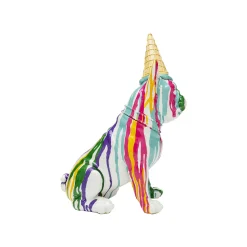 KARE Design Déco Chien Glace Blanc ^ Déco
