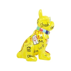 KARE Design Déco Chien Jaune Graffiti XL ^ Déco