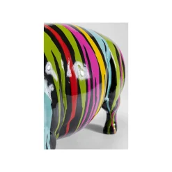 KARE Design Déco Cochon Noir Coulées De Peinture ^ Déco