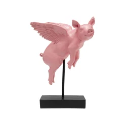 KARE Design Déco Cochon Volant Rose ^ Déco