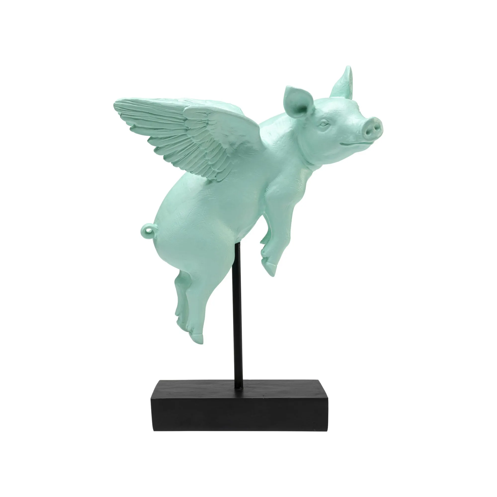 KARE Design Déco Cochon Volant Vert ^ Déco