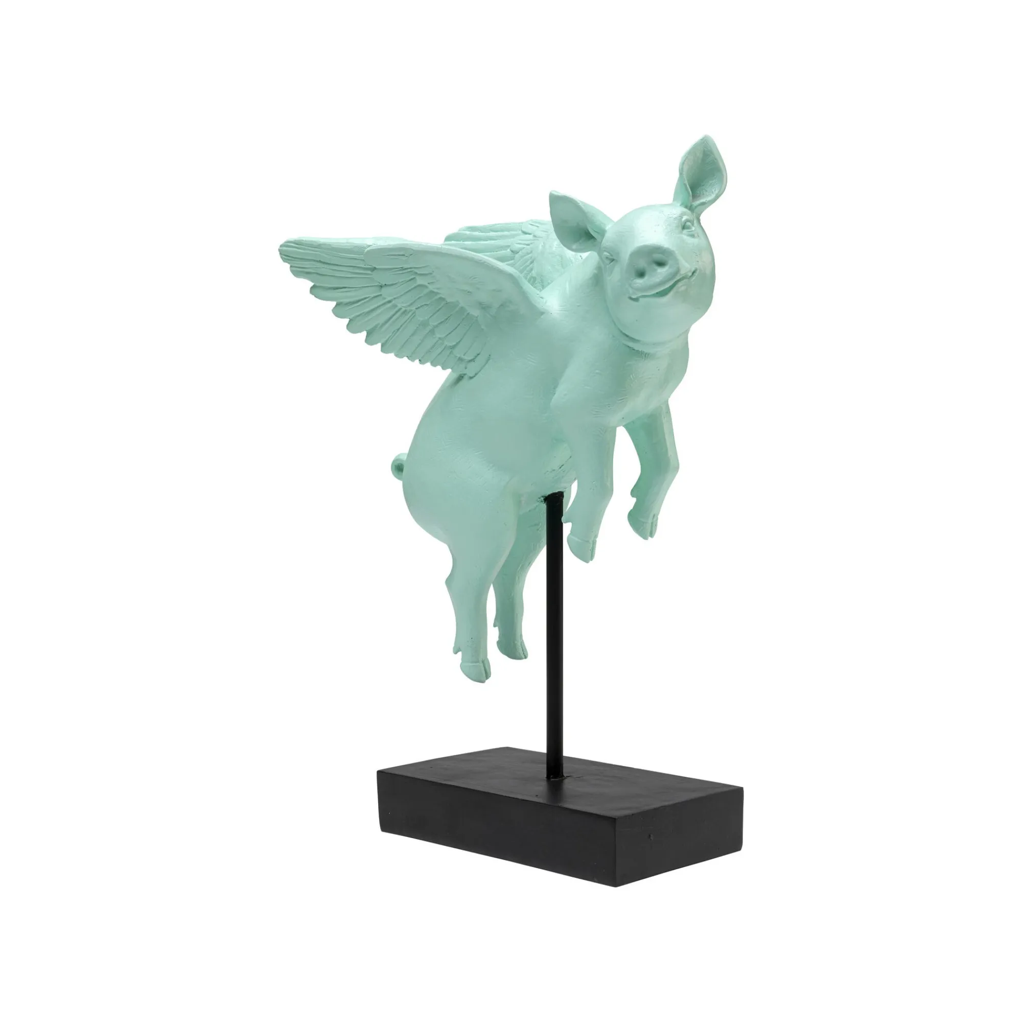 KARE Design Déco Cochon Volant Vert ^ Déco