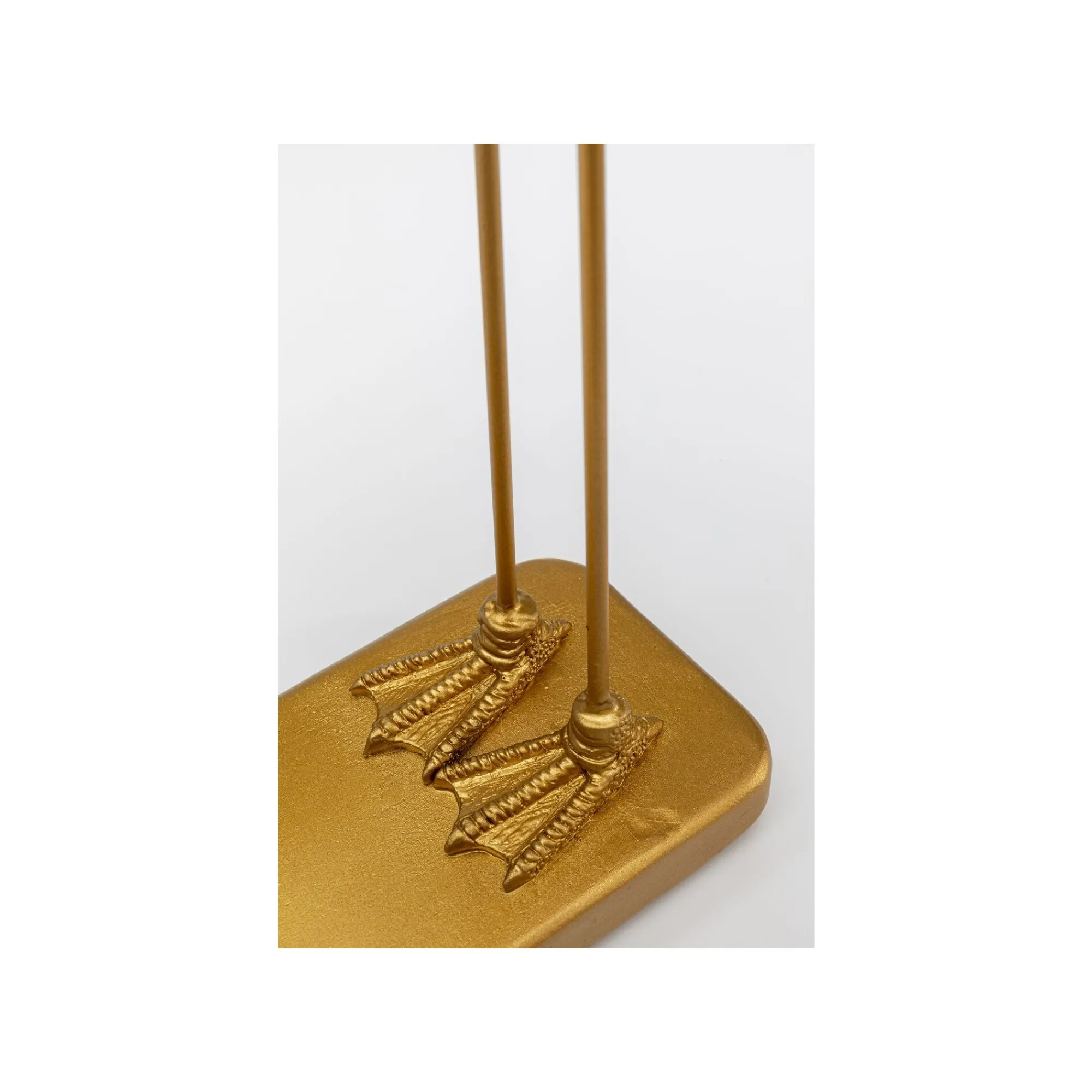 KARE Design Déco Couple Cœur Flamants Dorés 39cm ^ Déco