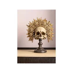KARE Design Déco Crâne Couronne ^ Déco