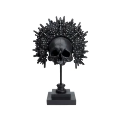 KARE Design Déco Crâne Couronne Noir ^ Déco