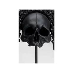 KARE Design Déco Crâne Couronne Noir ^ Déco