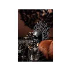 KARE Design Déco Crâne Couronne Noir ^ Déco