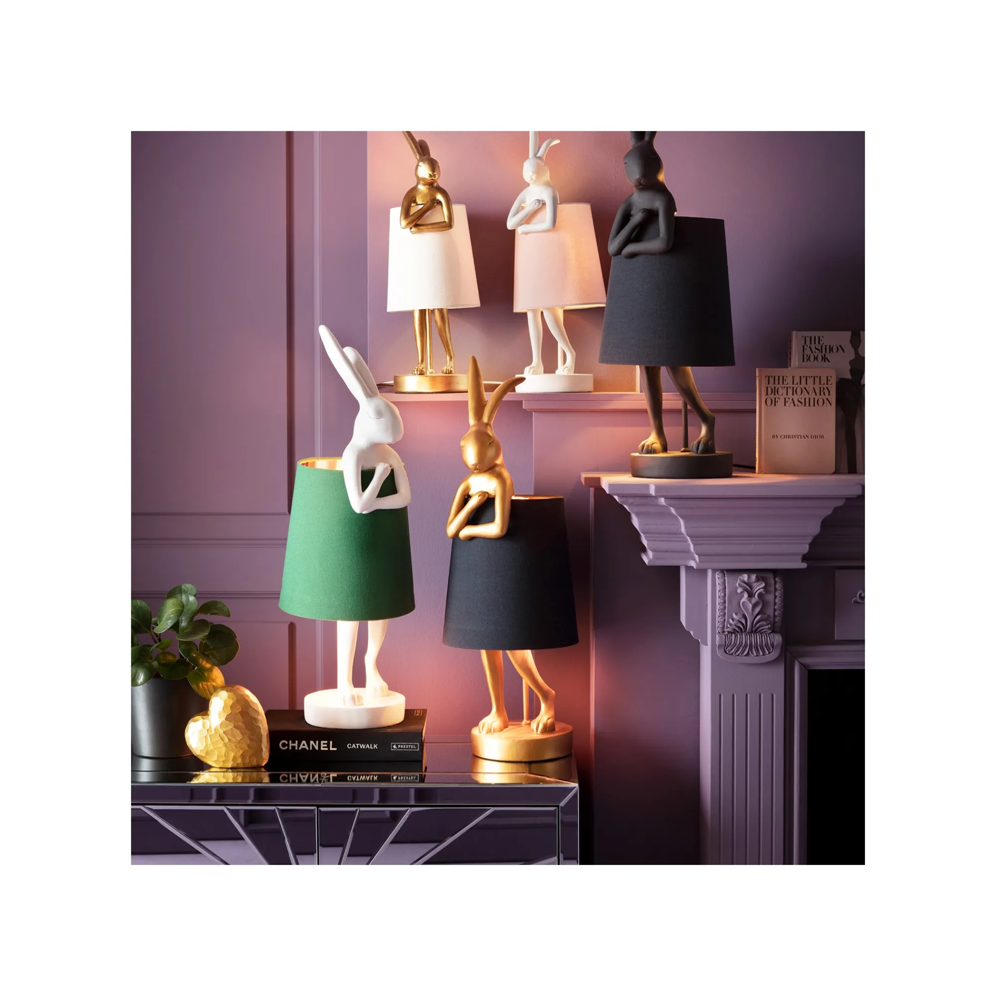 KARE Design Déco Cœur Doré ^ Déco
