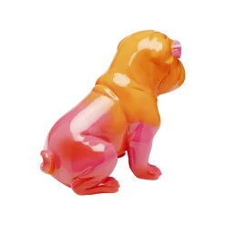 KARE Design Déco Fashion Bouledogue Rose 37cm ^ Déco