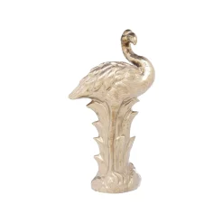 KARE Design Déco Flamant Rose Doré 51cm ^ Déco