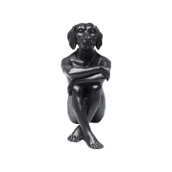 KARE Design Déco Gangster Chien Noir ^ Déco