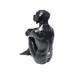 KARE Design Déco Gangster Chien Noir ^ Déco