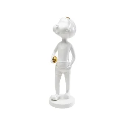 KARE Design Déco Garçon Blanc Balle Dorée ^ Déco