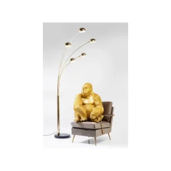 KARE Design Déco Gorille XL 76cm Doré ^ Déco