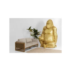 KARE Design Déco Gorille XXL 249cm Doré ^ Déco