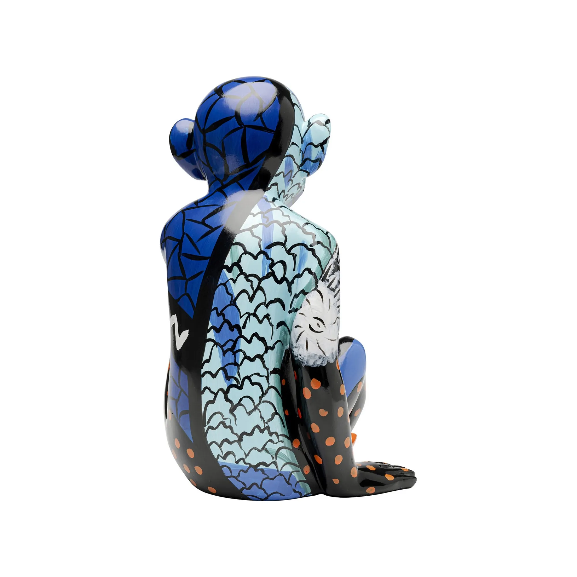 KARE Design Déco Graffiti Singe Bleu ^ Déco