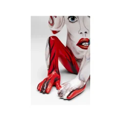 KARE Design Déco Graffiti Singe Rouge ^ Déco