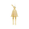 KARE Design Déco Lapin Doré Assis ^ Déco