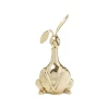 KARE Design Déco Lapin Doré 37cm ^ Déco