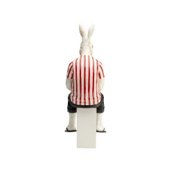 KARE Design Déco Lapin Rouge Et Blanc ^ Déco