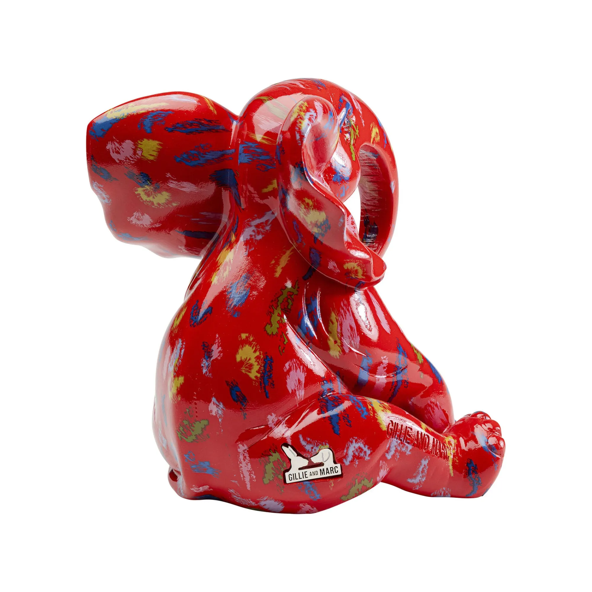 KARE Design Déco éléphant Rouge ^ Déco