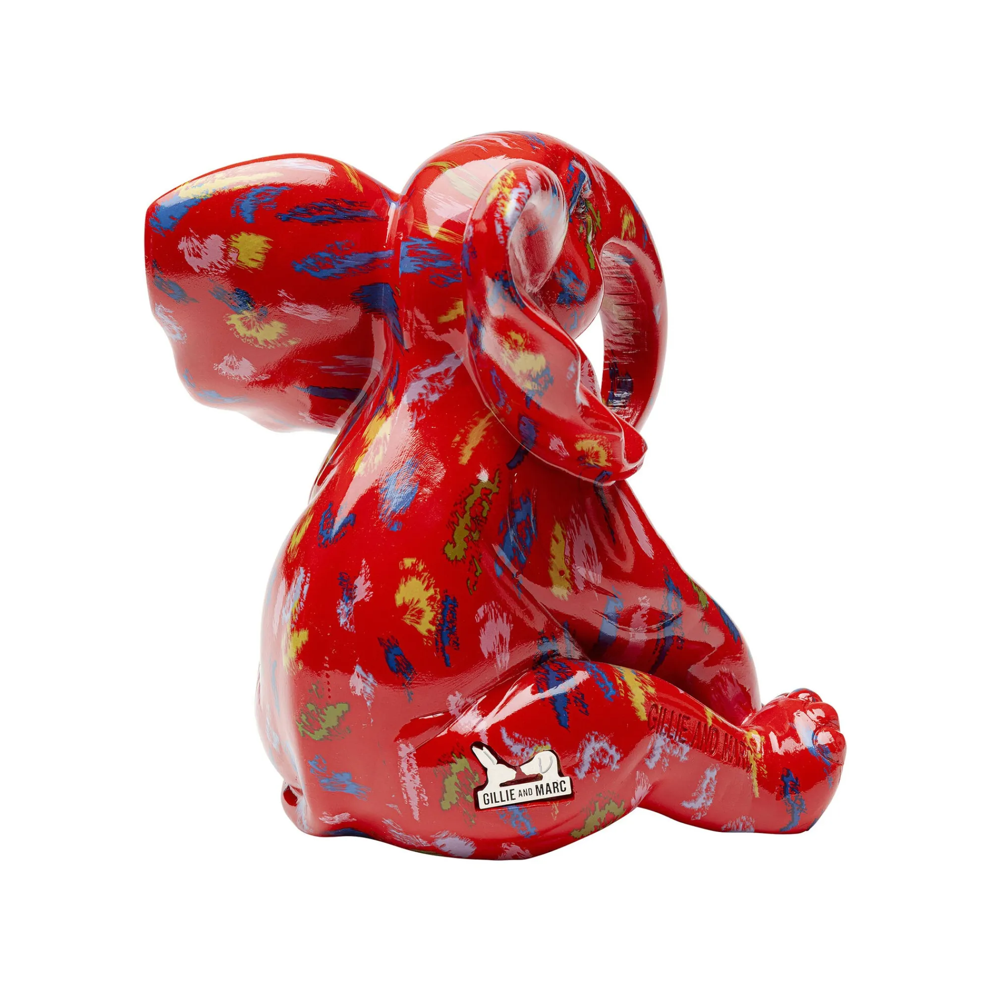 KARE Design Déco éléphant Rouge ^ Déco