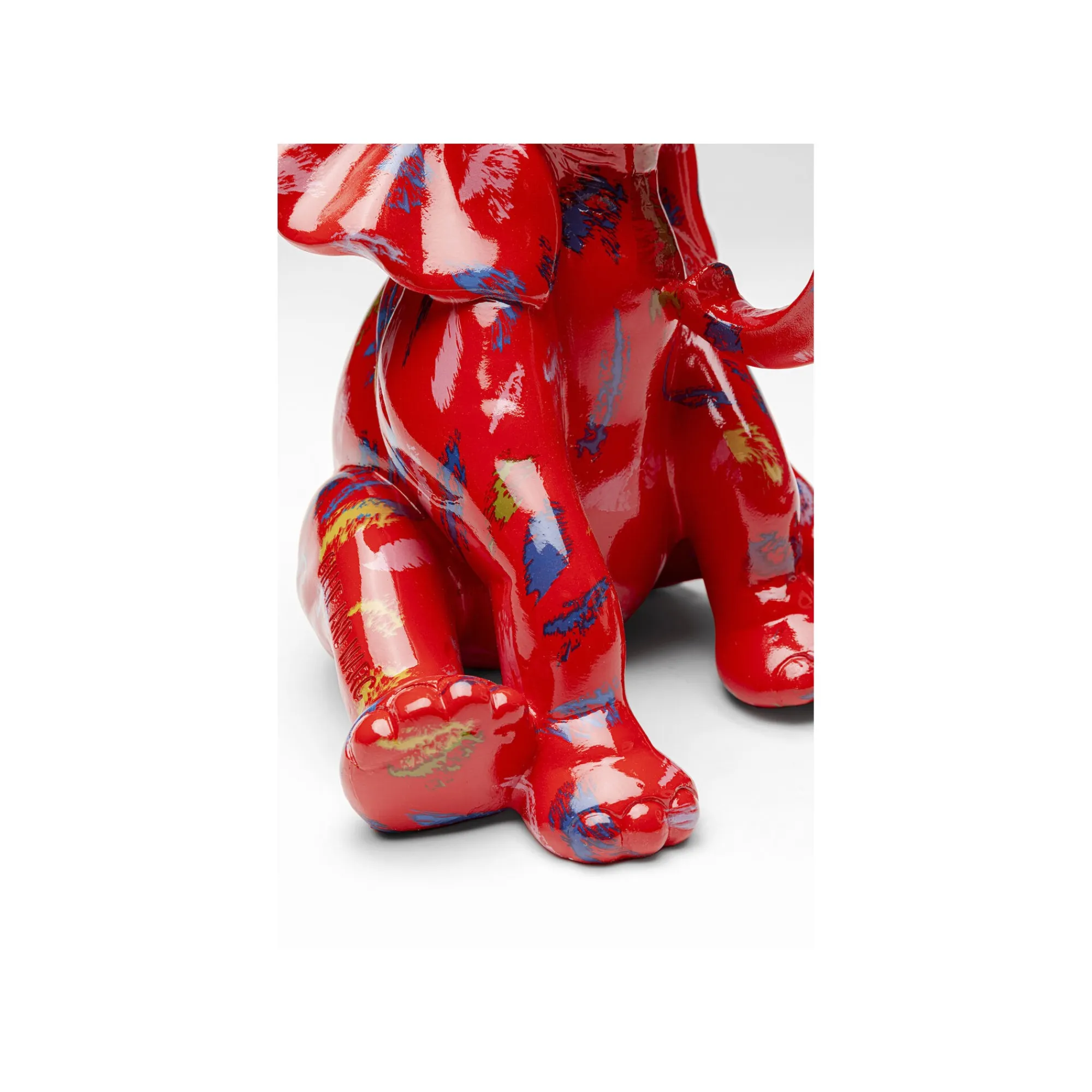 KARE Design Déco éléphant Rouge ^ Déco