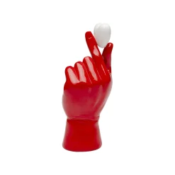 KARE Design Déco Main Rouge Cœur Blanc ^ Déco