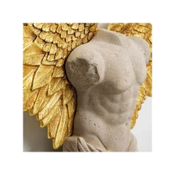 KARE Design Déco Murale Buste Homme Ailes Dorées 124x71cm ^ Déco Murale