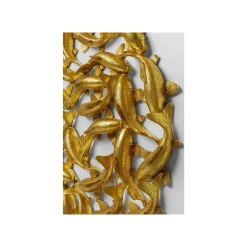 KARE Design Déco Murale Carpes Koï Dorées XL 160cm ^ Déco Murale