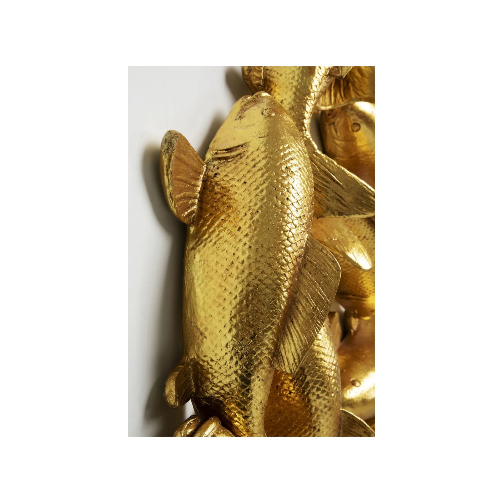 KARE Design Déco Murale Carpes Koï Dorées 102cm ^ Déco Murale