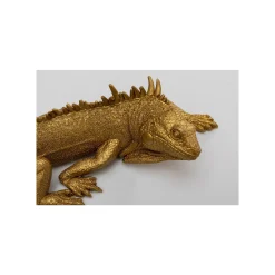 KARE Design Déco Murale Iguane Doré 31x11cm ^ Déco Murale