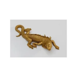 KARE Design Déco Murale Iguane Doré 31x11cm ^ Déco Murale