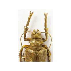 KARE Design Déco Murale Longicorn Beetle Dorée ^ Déco Murale