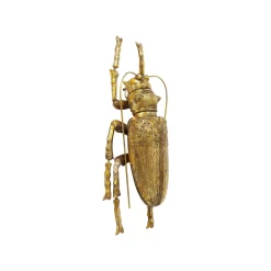 KARE Design Déco Murale Longicorn Beetle Dorée ^ Déco Murale