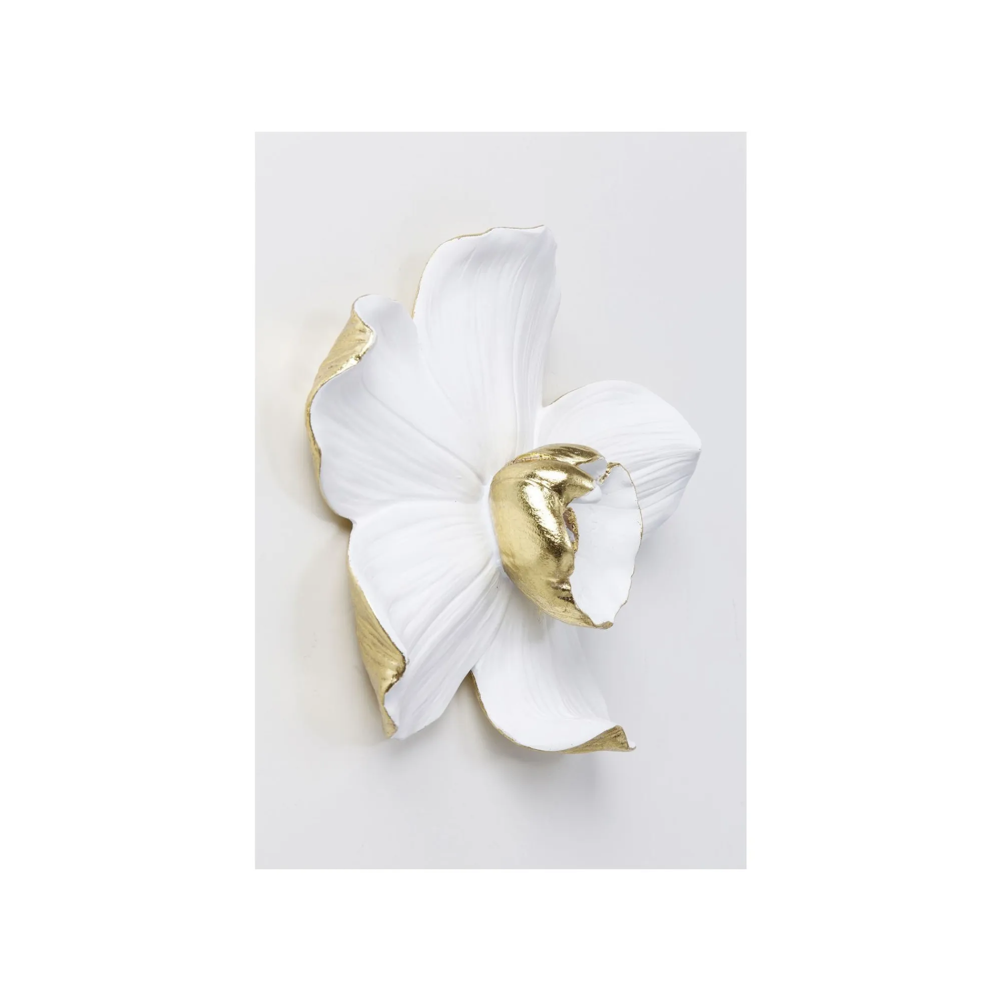 KARE Design Déco Murale Orchidée Blanche 25cm ^ Déco Murale