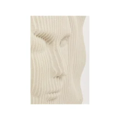 KARE Design Déco Murale Soft Face 3D 60x60cm ^ Déco Murale