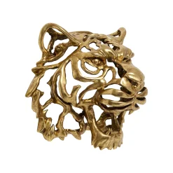 KARE Design Déco Murale Tête Tigre Doré ^ Déco Murale