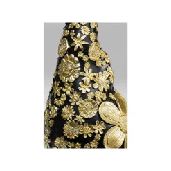 KARE Design Déco Nain Noir Fleurs Debout 45cm ^ Déco