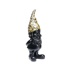 KARE Design Déco Nain Noir Fleurs Debout 61cm ^ Déco