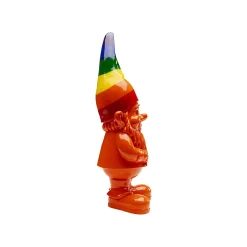 KARE Design Déco Nain Orange Arc-en-ciel 46cm ^ Déco
